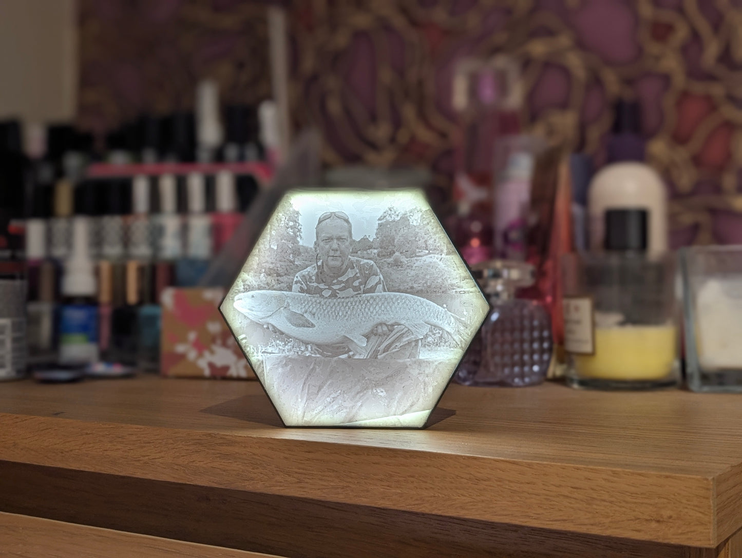 Illuminate Memories: Personalized 3D Printed Lithophane Photo Frame with LED Lighting