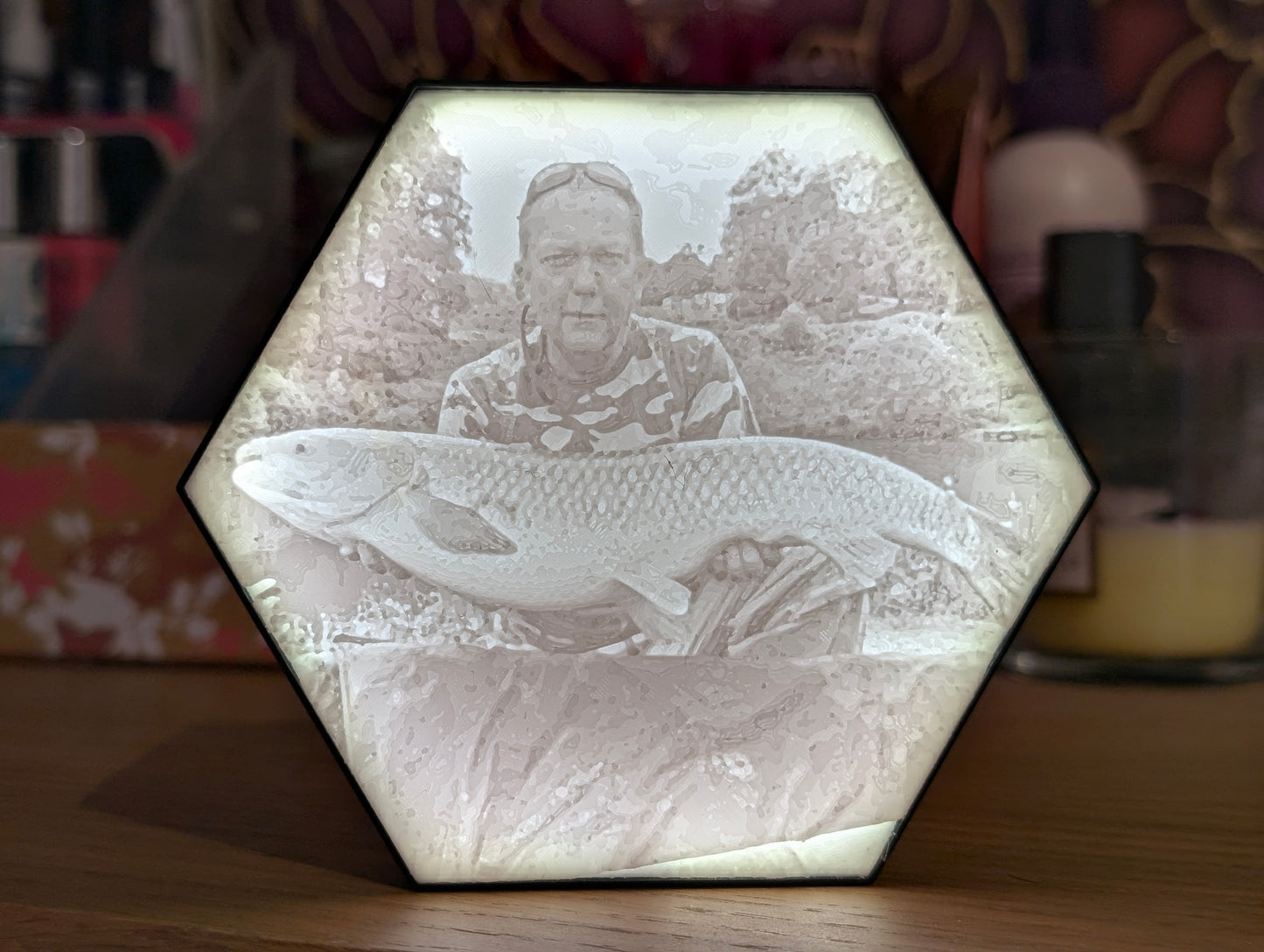 Illuminate Memories: Personalized 3D Printed Lithophane Photo Frame with LED Lighting
