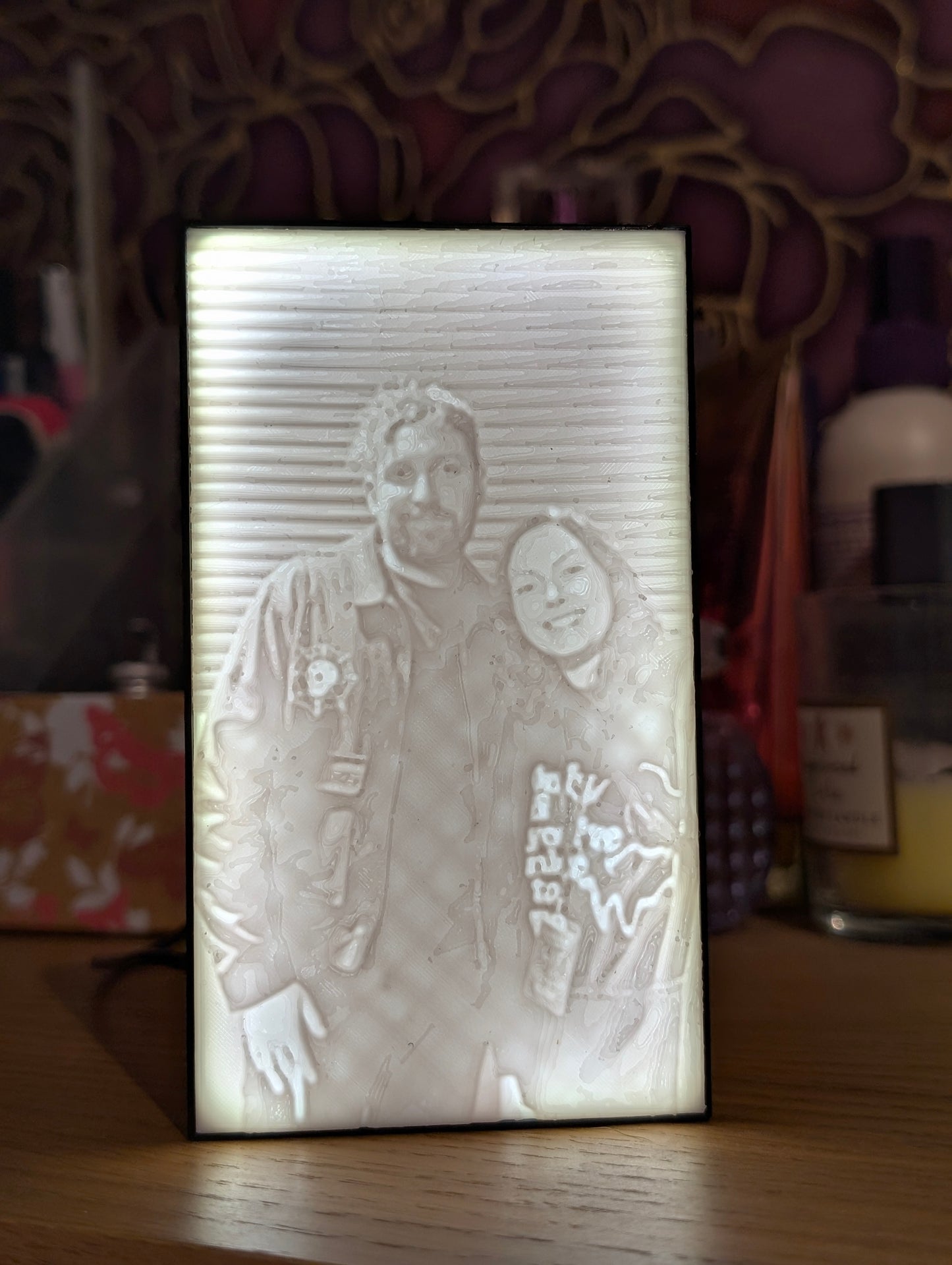 Illuminate Memories: Personalized 3D Printed Lithophane Photo Frame with LED Lighting